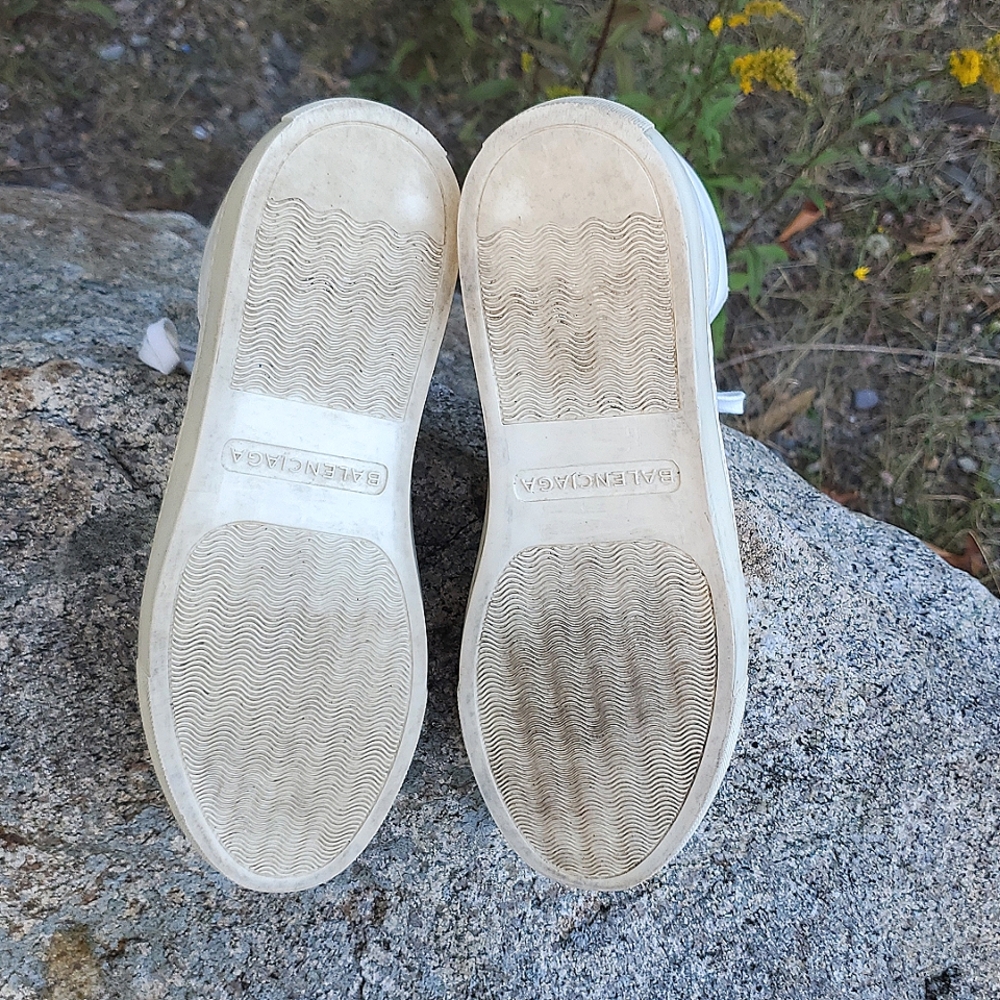 Balenciaga White High-Top Sneakers - Picture 8 of 16